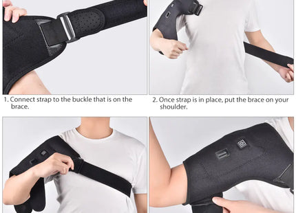 Adjustable Electric Heating Shoulder Support Strap